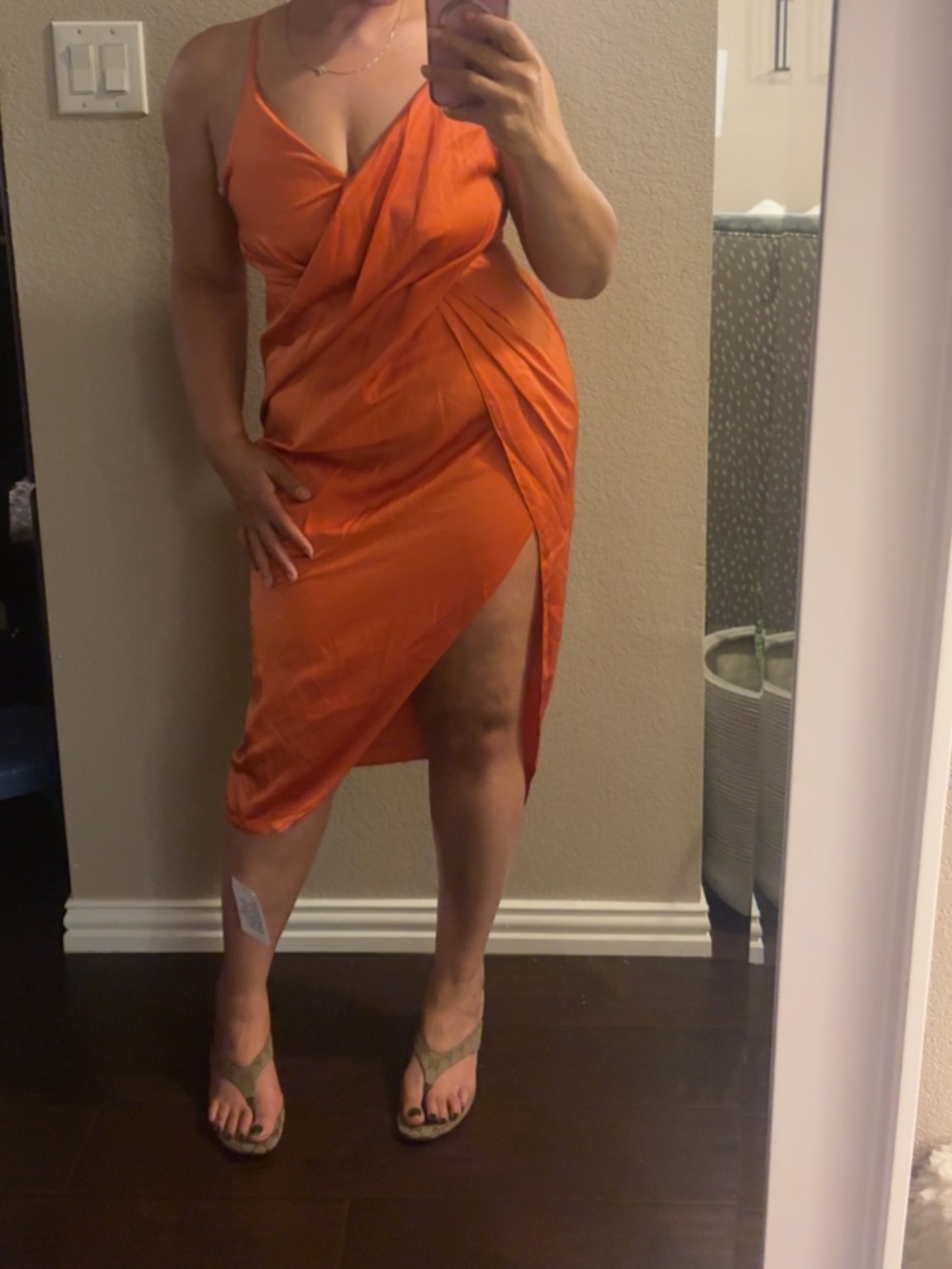 Orange dress